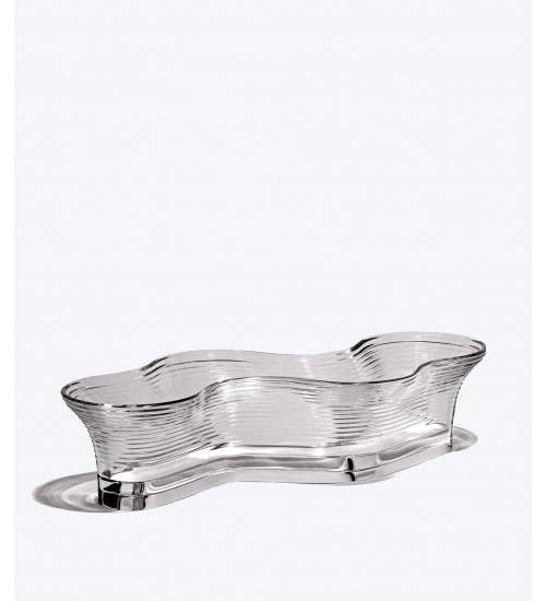 Zaha  Hadid Design NODE VESSEL - H 14 CM透明烟灰缸